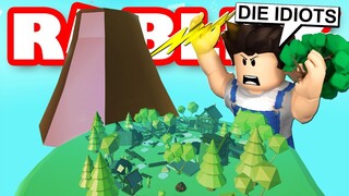 I BECAME A GOD AND CAUSED NATURAL DISSASTERS! Roblox