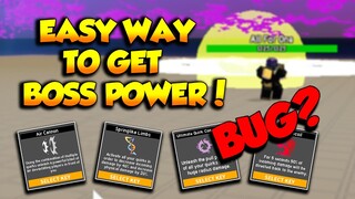 PAANO MAKAKUHA NG BOSS POWER ALL FOR ONE | Anime Fighting Simulator | Roblox