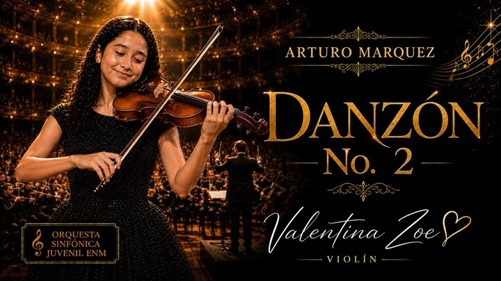 Danzón No. 2: Arturo Márquez | Orquesta Sinfónica Juvenil de la ENM | Valentina Zoe