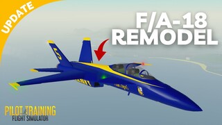 NEW F/A-18 in PTFS UPDATE! | Roblox