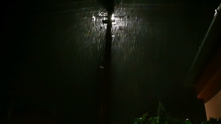 Thunderstorms at night