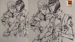【梵米艺画】【速写】JOJO-嗯？是说谎的味道！木大木大木大！！！