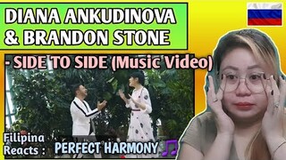 DIANA ANKUDINOVA & BRANDON STONE - SIDE BY SIDE (Music Video) || FILIPINA REACTS