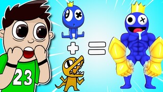 Las MEJORES EVOLUCIONES de RAINBOW FRIENDS !! (Merge Master: Rainbow Friends)