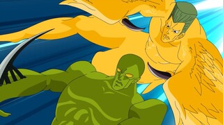 The mantis stalks the cicada - "JOJO's Wonderful Idioms"