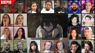 Attack on Titan Season 3 Episode 10 Reaction Mashup | 進撃の巨人