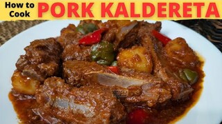 PORK RIBS KALDERETA | Kalderetang BaBoy | Pork KALDERETA | PORK Caldereta