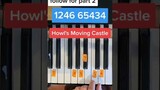 Howls Moving Castle Easy Piano Tutorial