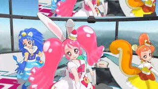 【mmdプリキュア】キュアホイップ＆キュアカスタード＆キュアジェラート＆キュアパルフェですーぱーあふぇくしょん