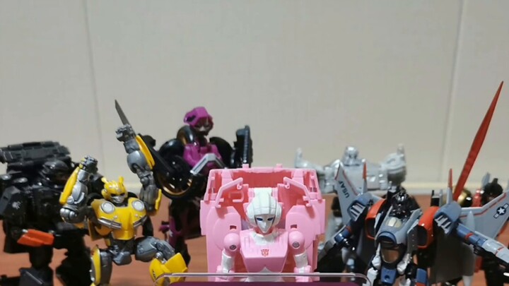 【Stop Motion Animation】Transformers X BadGuy semuanya berubah!