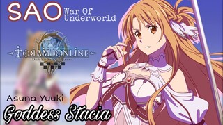 Yuuki Asuna "Goddess Stacia" From SAO War Of Underworld (Toram Online)