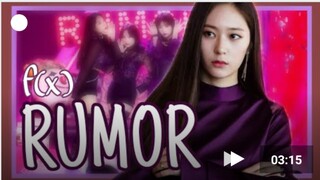 إذا كانت أغنية "Rumor" هي أغنية العودة بمناسبة الذكرى العاشرة لـ f(x)～