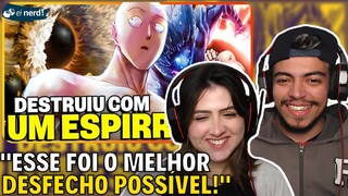 ACABOU! SAITAMA ESCULACHOU! VOLTOU NO TEMPO, VOOU E SALVOU GERAL | REACT | CAP. 188 ONE PUNCH MAN