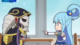 Aqua wants to compete with the Bone King in terms of intelligence. The Wisdom Blue is well-deserved,