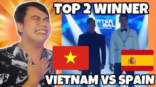 ATEBANG REACTION | CROWNING MOMENT MISTER GLOBAL 2022 VIETNAM VS SPAIN TOP 2