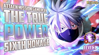 NxB NV: Kakashi Hatake (Sixth Hokage) Attack Mission Gameplay | Naruto x Boruto Ninja Voltage