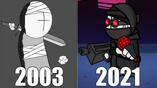 Evolution of Hank (Madness Combat) in Games [2003-2021]