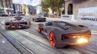 ASPHALT 9: LEGENDS - Lamborghini Terzo Millennio Maxed Stars in Multiplayer