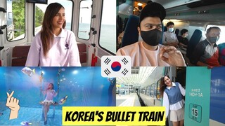 Indians Riding KOREA's BULLET Train🇰🇷 & SKY Capsule 😮