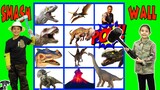 Jurassic World Dinosaurs GIANT SMASH WALL Game