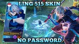 Script Skin Ling 515 E-Party Full Effects | No Password - Mobile Legends