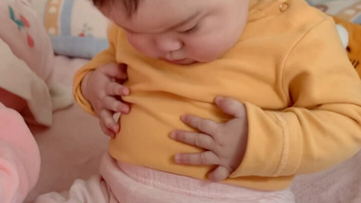 Turns out even little babies have their worries—like why is my tummy so chubby?