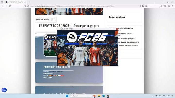 EA SPORTS FC 26 Descargar Juegos PC