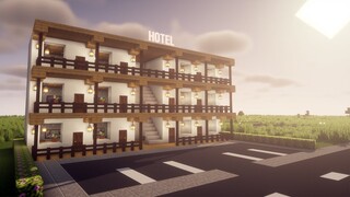 How to build a mini hotel in Minecraft 1.18