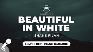 Beautiful In White - Shane Filan (Lower Key - Piano Karaoke)