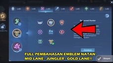 NEW META! NEW PATCH! ALASAN NATAN GUA SEKARANG PAKE EMBLEM ASASSIN | MLBB