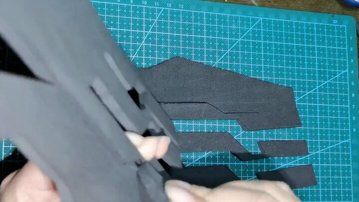 I won't stop until I teach you! Tutorial on making Kamen Rider Wangjian's helmet (Part 2)