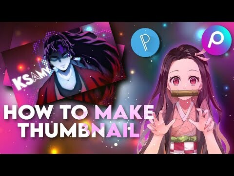 How to make an AMV thumbnail - Pixel lab + PicsArt tutorial