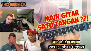 Bermain gitar satu tangan ??! | Alip Ba Ta Reaction Terbaru | Teks Indonesia