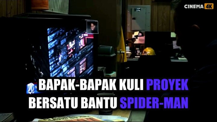 Bapak-Bapak Kuli Proyek Bersatu Bantu Spider-Man