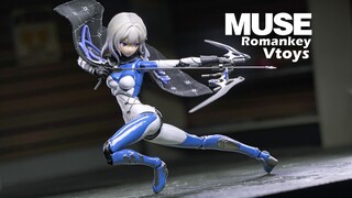 冷冽之箭！Romankey & VTOYS 1/12可动手办 MUSE缪斯【把玩分享】