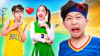 Nerd Boy Vs Popular Boy Fell In Love With Cheerleader -  Funny Stories About Baby Doll