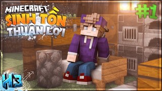 Mình Bắt Đầu Lại Với NHÀ KHO! nhỏ | tập 1 (Mincraft Sinh Tồn 1.16)