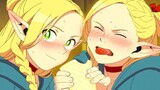 Marcille cutely eats a bread, Marcille New Hairstyle | Delicious in Dungeon Episode 4 English Sub