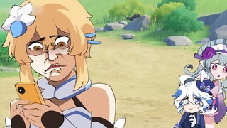 [Genshin Impact Daily] What if dreams can be connected? Fu Fu and Yue dream of a powerful alliance!