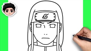 How To Draw Neji Hyuga | Naruto - Easy Step By Step