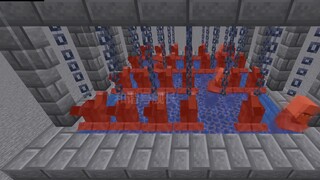 I managed to make the villagers stop being afraid of lava!
