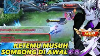 BARU MULAI SUDAH SOMBONG, DIAKHIR MALU GA TUH😈 DYRROTH GAMEPLAY|MOBILE LEGEND