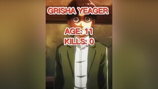Grisha's Total Kills aot fyp viral edit anime aotedit AttackOnTitan animeedit grisha grishaedit grishayeager trending totalkills foryou