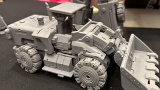 OX Hercules picture update, gray model shows the humanoid and vehicle, one-piece transformation, Tra