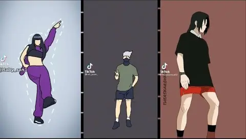 Naruto dance animations/TikToks #1