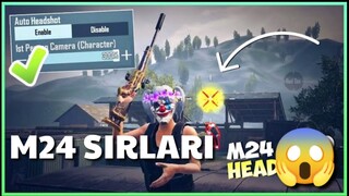 M24 SIRLARI😱 | TDM SIRLARI | PUBG MOBILE - M24 SIRLARI 😱 | M24 VA M416 SIRLARI | 99% ODAM BILMAYDI🤫