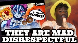 THESE UPPER MOONS MUST BE STOPPED!!! - @olawoolo #olawoolo #anime #demonslayer #reaction