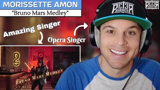 Morissette can sing anything! Professional Singer Reaction (& Analysis) | "Bruno Mars Medley"