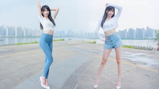 4K vertical screen｜Do you prefer girls in long pants or girls in hot pants?