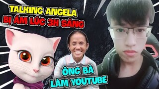 HÙNG COSPLAY DORAEMON CHÉM GIÓ VỀ VIỆC ÔNG BÀ LÀM YOUTUBER VÀ TALKING ANGELA BỊ ÁM LÚC 3A.M SÁNG